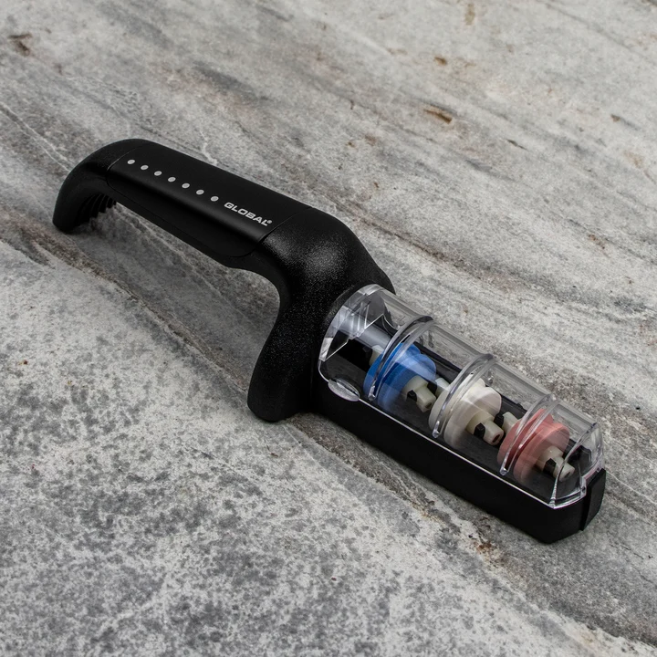 Global 3 fazowa ceramiczna ostrzałka wodna czarno-biała