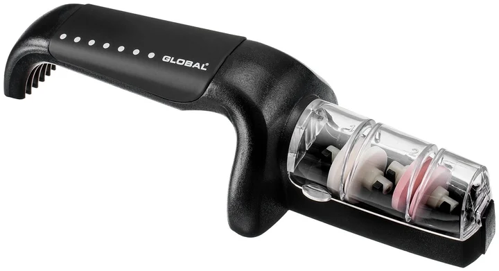 Global Ceramiczna ostrzałka czarno-biała