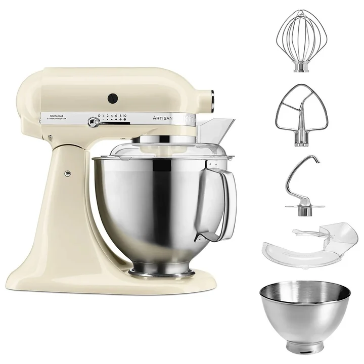 4,8L Artisan 5 KitchenAid 5KSM185 kremowy