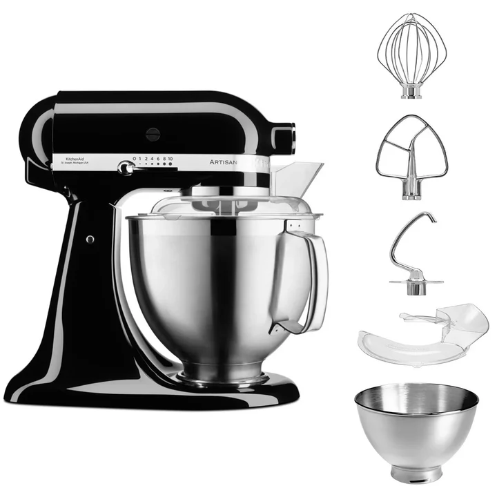 4,8L Artisan 5 KitchenAid 5KSM185 czarny