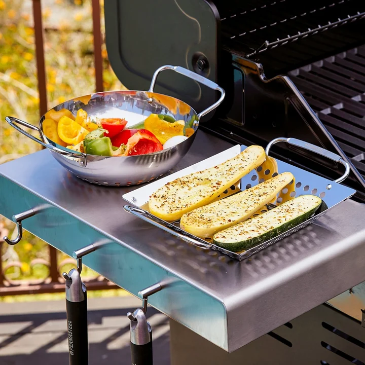 Zestaw 3 naczyń grillowych Permasteel
