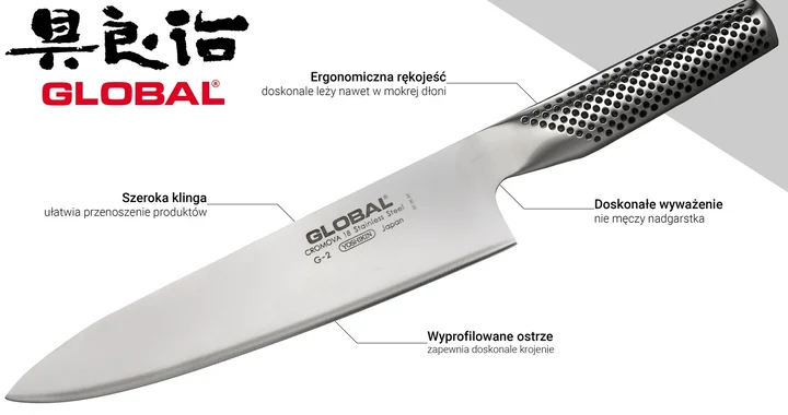 Nóż szefa kuchni 20 cm | Global G-2
