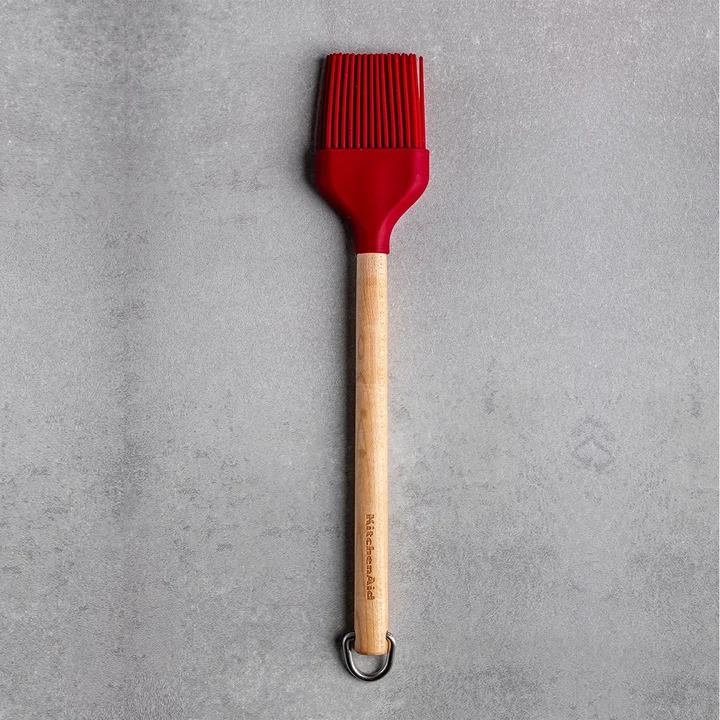 Pędzel silikonowy z drewnianą rączką Coreline