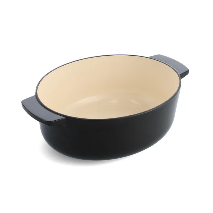 5,6L Brytfanka żeliwna czarna