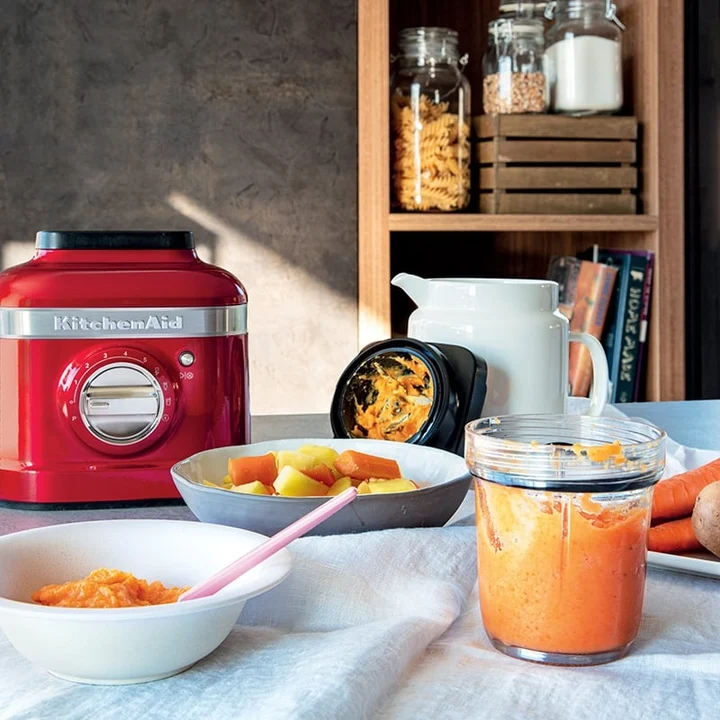 2 słoiczki 200ml z adapterem noża