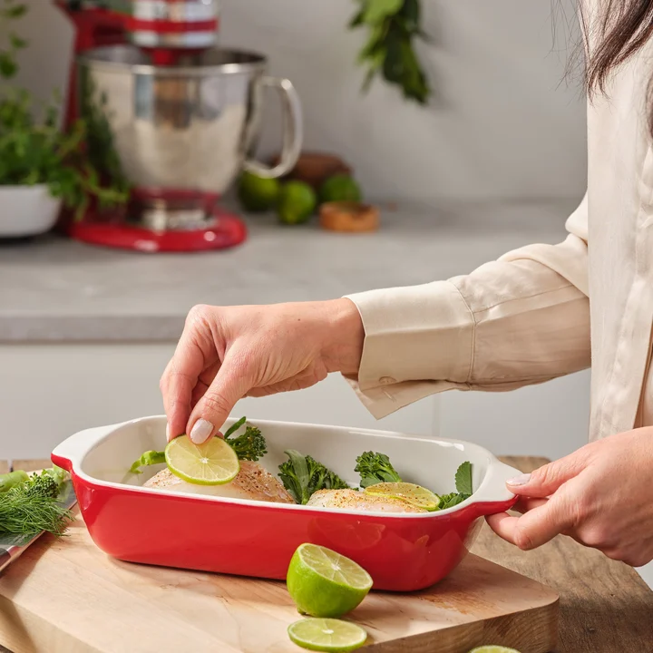 Naczynie ceramiczne 1,9L czerwone