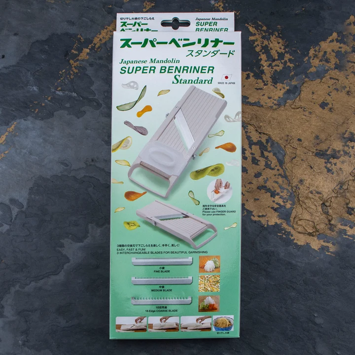 Benriner Super Standard Mandolina do warzyw 95 mm Beige