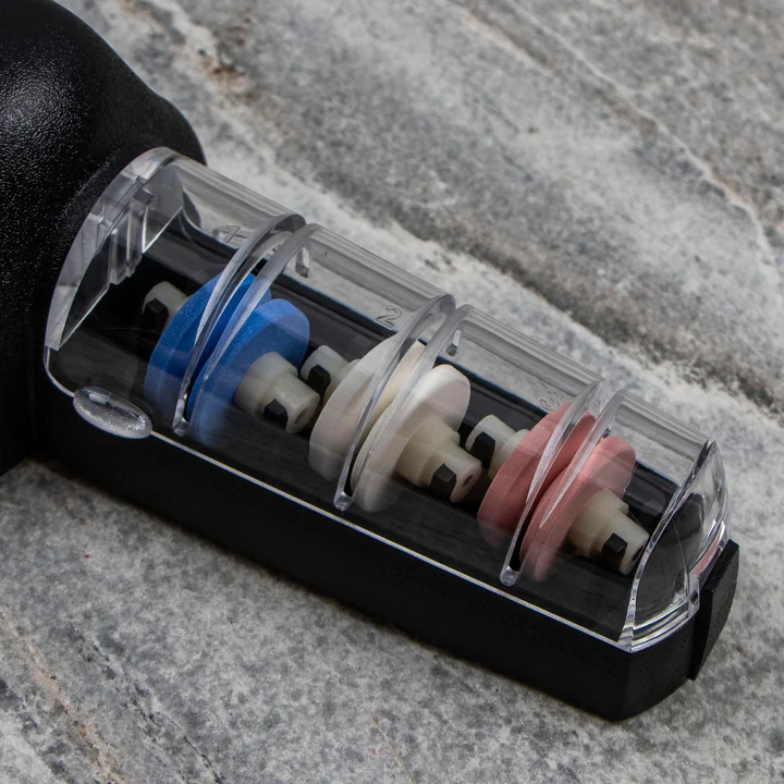 Global 3 fazowa ceramiczna ostrzałka wodna stalowo-czarna