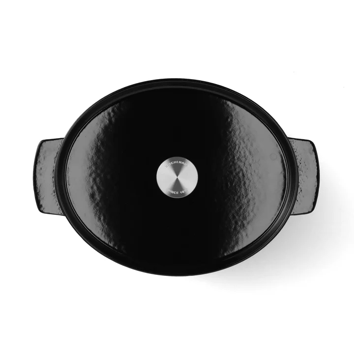 5,6L Brytfanka żeliwna czarna