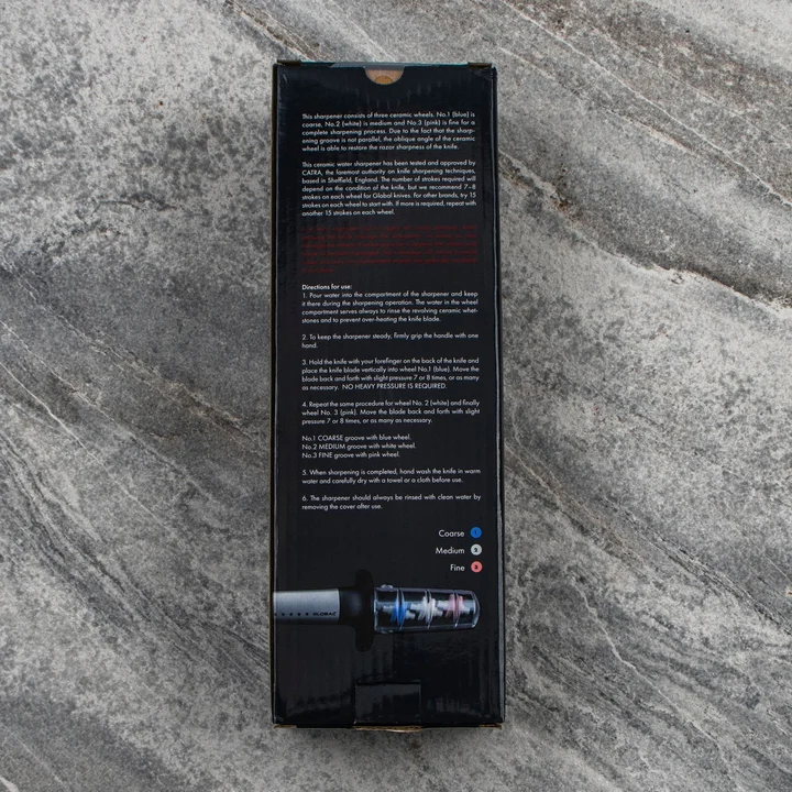 Global 3 fazowa ceramiczna ostrzałka wodna stalowo-czarna