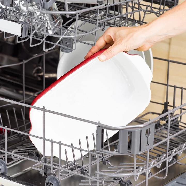 Naczynie ceramiczne 3,8L czerwone