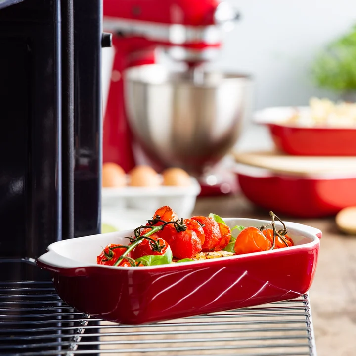 Naczynie ceramiczne 0,9L czerwone