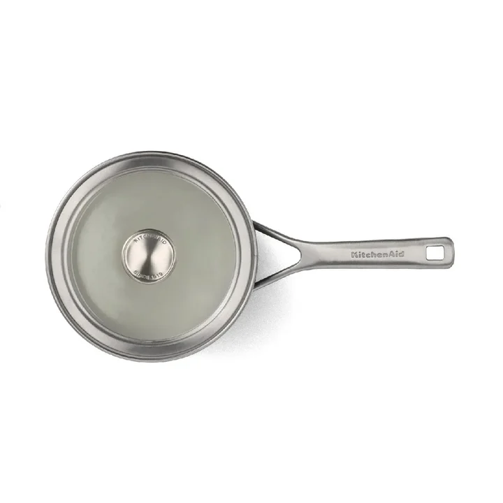 2L Rondel emaliowany z pokrywką czarny mat