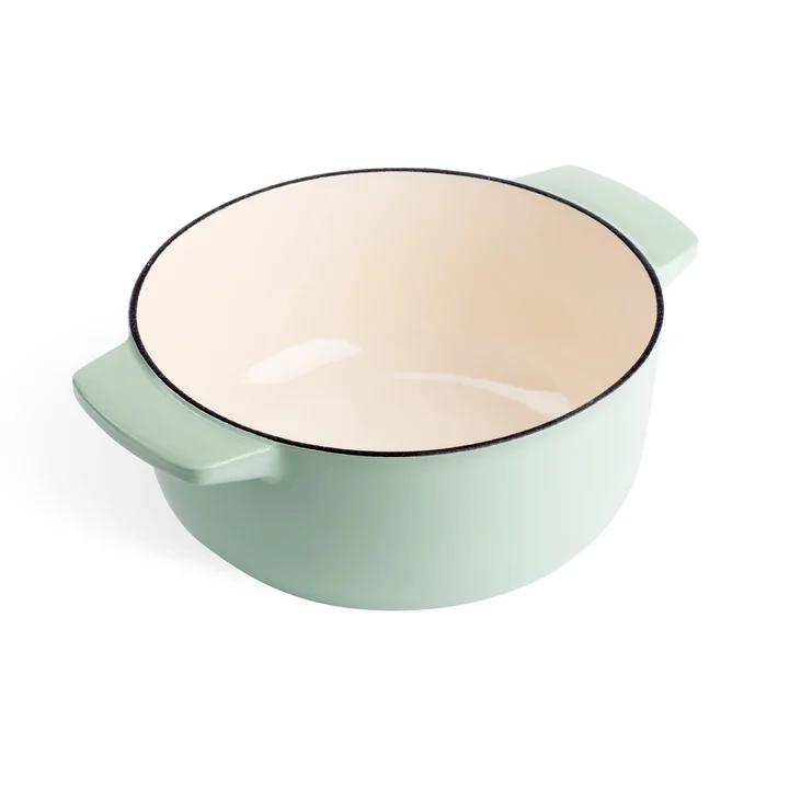 3,3L Garnek żeliwny pistacjowy