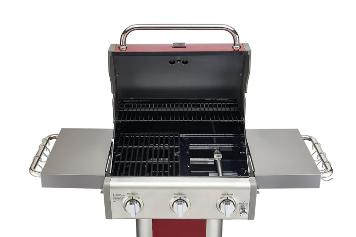 Grill 3-palnikowy Kenmore Color czerwony