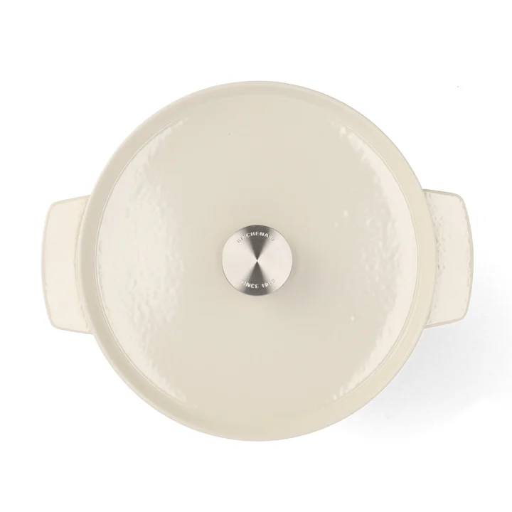 5,2L Garnek żeliwny kremowy