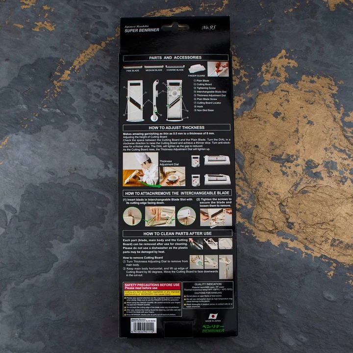 Benriner Premium No.95 Mandolina do warzyw 95 mm White