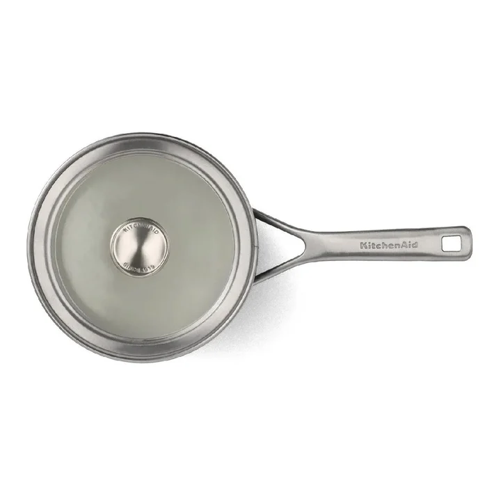 2,4L Rondel emaliowany z pokrywką czarny mat