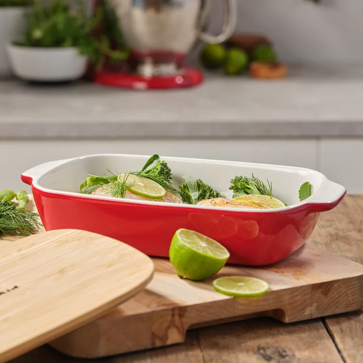 Naczynie ceramiczne 1,9L czerwone