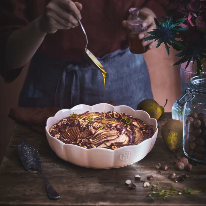 Forma okrągła 26cm kremowa Emile Henry