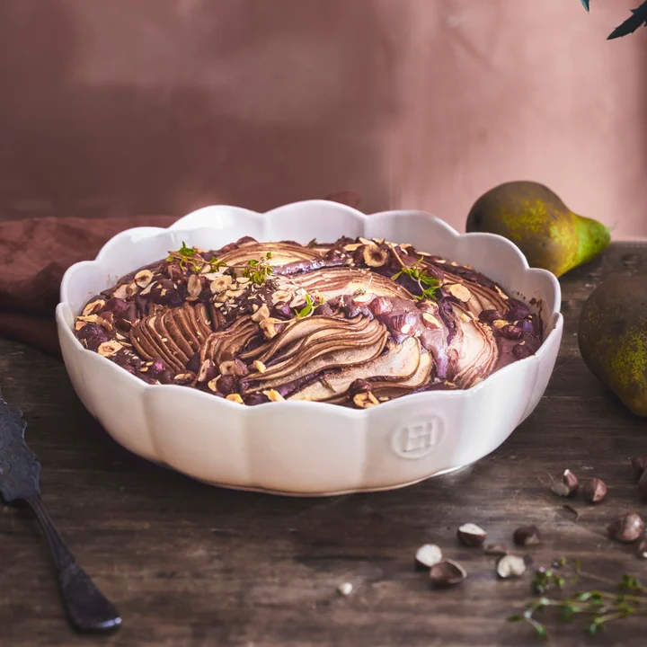 Forma okrągła 26cm kremowa Emile Henry