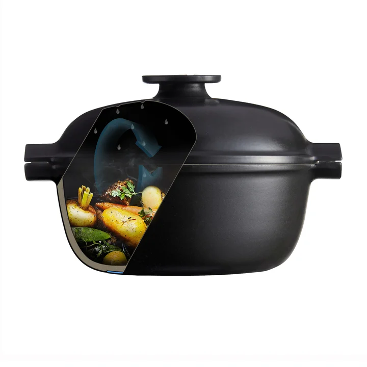 Garnek ceramiczny 2L czarny Emile Henry