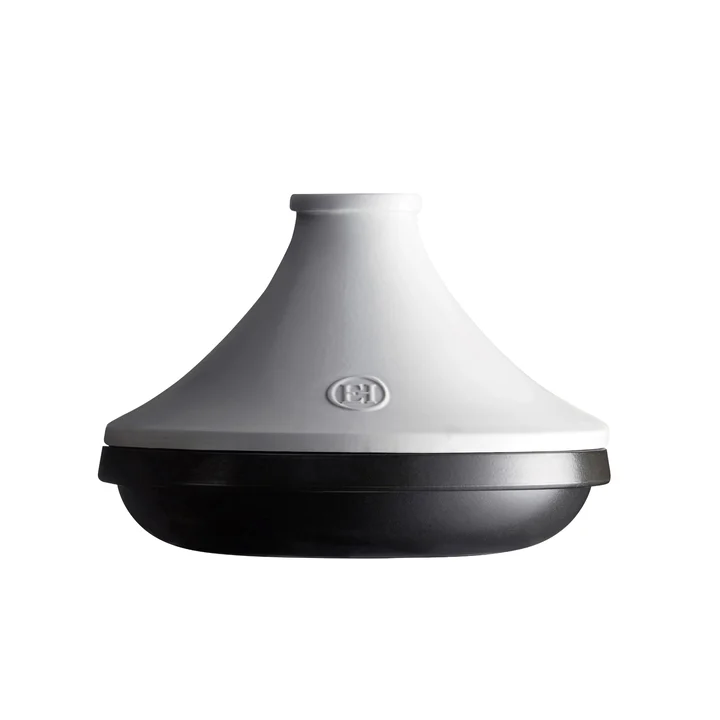 Tagine 26cm 2L czarno-biały Emile Henry