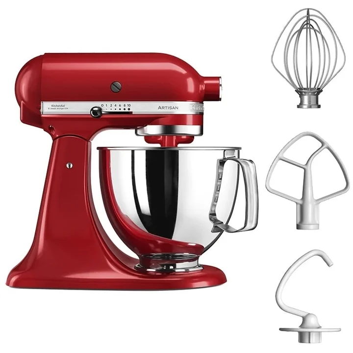 4,8L Artisan 5 KitchenAid 5KSM125 czerwony