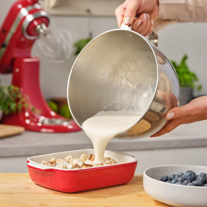 Naczynie ceramiczne 0,9L czerwone