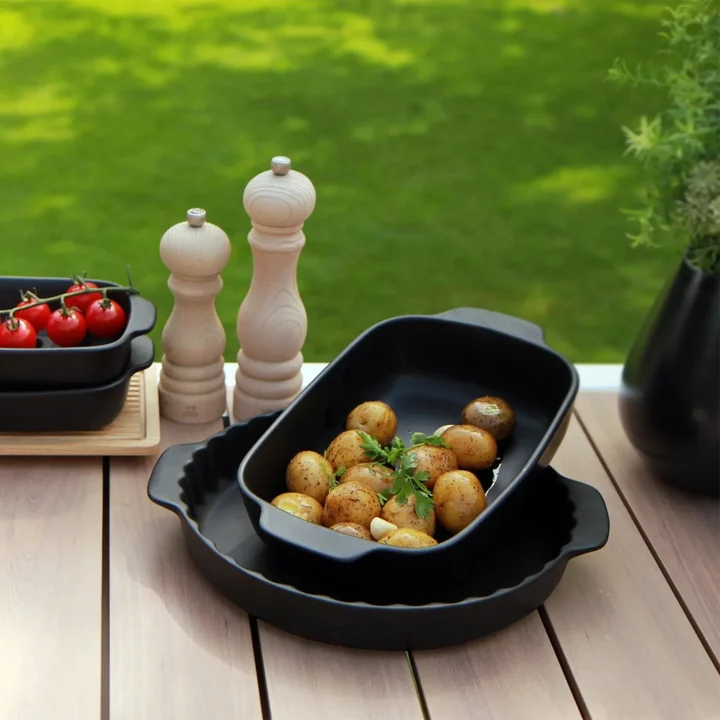 Naczynie ceramiczne 1,9L czarny mat