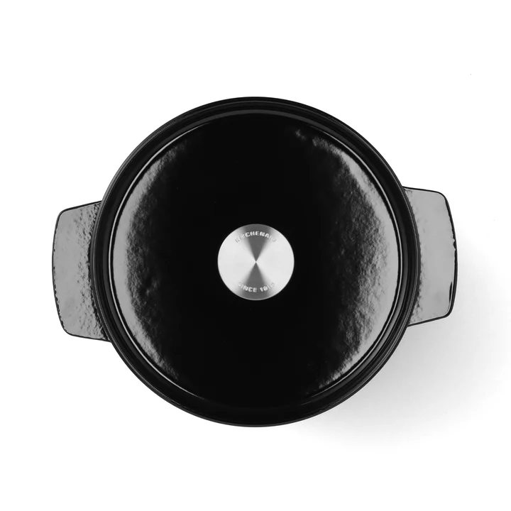 3,3L Garnek żeliwny czarny