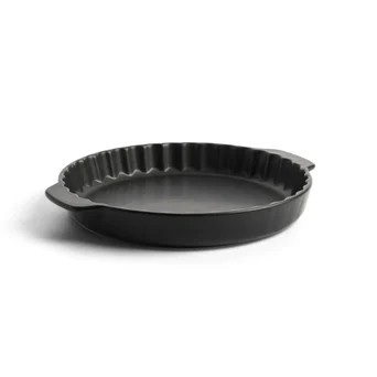 Forma ceramiczna do tarty 29 cm czarny mat