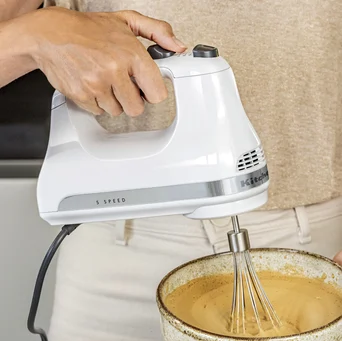 5-biegowy mikser ręczny Classic 5KHM5110 w kolorze biały