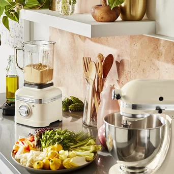 KitchenAid K455S クリーム色 ミキサー KitchenAid K45SS Klasyczny mikser stojący, biały by Kitchen