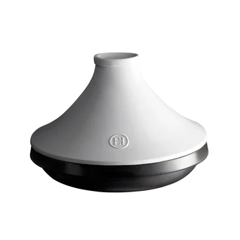 Tagine 26cm 2L czarno-biały Emile Henry