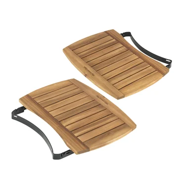 Akacjowe półki boczne Big Green Egg