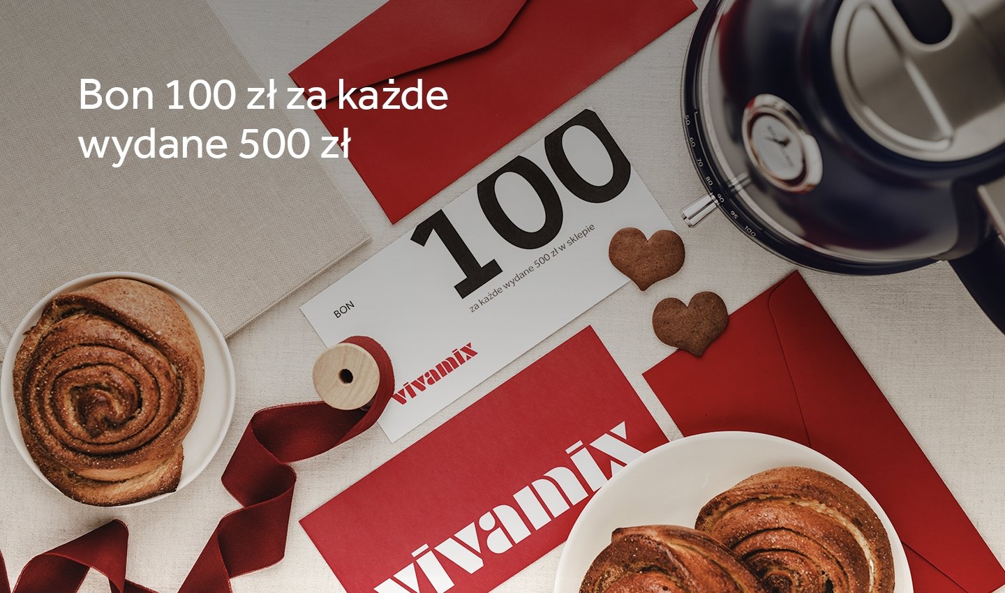 Promocja! Tylko do 20 października bon 100 zł za każde wydane 500 zł