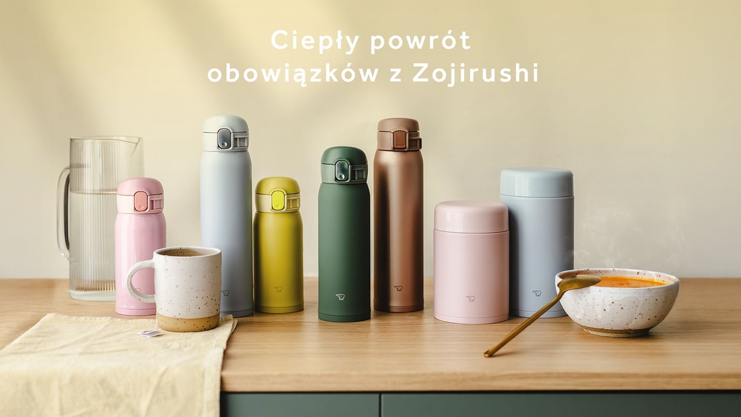 Tylko Do 7 Września! Kubki Termiczne i Termosy Obiadowe Zojirushi 10% Taniej!