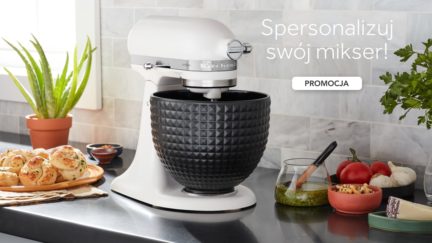 Wybierz mikser, dodaj dzieżę ozdobną za 1zł, darmowy grawer i przystawki z rabatem do 20%!